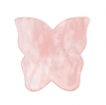 Butterfly Rose Quartz gua Sha