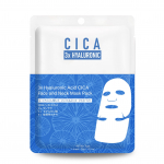 Face-Neck Mask With 3 Types Of Hyaluronic Acid and Medicinal Plant CICA