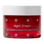 Organic Certified Night Face Cream With Cranberry Extract and Hyaluronic Acid