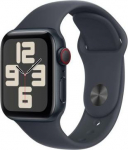 Apple Watch SE2 (2024) GPS + Cellular 5G 40mm Midnight Alu case, Midnight Sport Band S/M EU MXGC3