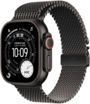 Apple Watch Ultra 3 (2025) GPS + Cellular 5G 49mm Black Titanium Case with Black Titanium Milanese Loop Medium EU MF1Q4