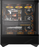 Darkflash DY460 computer case (Black) + 4 ARGB fans