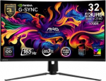 MSI Monitor 31.5 inches MAG 321CUP QD-LED/UHD/Curved/165Hz/black