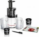Bosch MESM500W juice maker Slow juicer 150 W Black, White