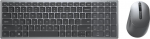 Dell KM7120W keyboard RF Wireless + Bluetooth QWERTY US International Grey, Titanium