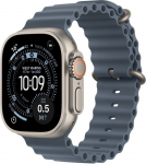 Apple Smartwatch Apple Watch Ultra 3 GPS + Cellular 49mm Titanium / Ocean Band Niebieski (MEWH4ET/A)