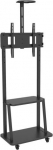 Techly Mobile TV stand 32-70 inches 60kg with a shelf