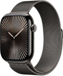 Apple Watch Series 10 GPS + Cellular 46mm Slate Titanium Case, Slte Milanese Loop EU M/L MWYW3