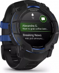 Garmin Zegarek sportowy Garmin Instinct 3 AMOLED - 50mm Czarno-niebieski (010-03020-03)