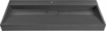Beliani Umywalka Beliani Podwieszana 120 x 46 cm czarna QUENKO (615008 Bel)