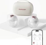 Momcozy M5 Breast pump with app control &ndash; Double set Red
