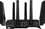 Asus Router Asus ASUS ROG Rapture GT-BE98 router bezprzewodowy 10 Gigabit Ethernet Quad-band (2.4 GHz / 5 GHz-1 / 5 GHz-2 / 6 GHz) Czarny