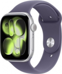 Apple Watch Series 11 (2025) GPS 46mm Silver Alu Case, Purple Fog Sport Band M/L EU MEVA4