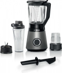 Bosch Serie 4 MMB6177S blender 1.5 L Tabletop blender 1200 W Black, Silver