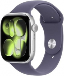 Apple Watch Series 11 (2025) GPS 46mm Silver Alu Case, Purple Fog Sport Band M/L EU MEVA4 - ONLY BOX DAMAGE