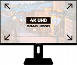 Japannext Monitor JapanNext JAPANNEXT 60,5cm JN-IPS2380UHDR-C65W-HSP 16:9 HDMI/DP UHD