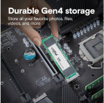 Crucial Dysk SSD Crucial E100 2TB M.2 2280 PCI-E x4 Gen4 NVMe (CT2000E100SSD8)