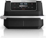 Ninja AF550EU fryer Double 6.6 L Stand-alone 2470 W Hot air fryer Black, Silver