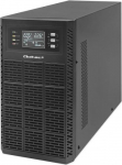 Qoltec UPS 3kVA, 3000W, PF 1.0 LCD, EPO, USB, On line
