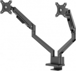 Neomounts DS70-250BL2 NEXT Slim double display 17-32inch 75x75-100x100 9kg 5lat Gw Gas Spring