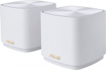 Asus ZenWiFi XD5 (W-2-PK) Kaks sagedusala (2,4 GHz / 5 GHz) Wi-Fi 6 (802.11ax) Valge Sisemodem