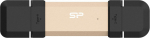 Silicon Power DS72 USB flash drive 500 GB USB Type-A / USB Type-C 3.2 Gen 2 (3.1 Gen 2) Gold