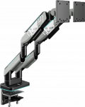 Diablo Chairs Podw&oacute;jny uchwyt na monitory 49 cali, szaro-czarny RGB X-Arm Dual