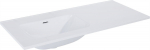 Noname Umywalka RE041001068060 / ELITA / SKAPPA / UMYWALKA CERAMICZNA 100 BEZ OTWORU LEWA (60+40) WHITE / 146036 /