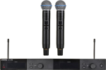 Shure SLXD24DE/B58-G59 - dual digital wireless system with two transmitters/handheld microphones (470 - 514 MHz)