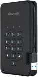 Istorage Dysk zewnętrzny HDD iStorage diskAshur2 1TB Czarny (IS-DA2-256-1000-B)