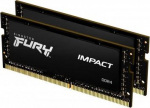 Kingston Memory DDR4 Fury Impact SODIMM 16GB(2*8GB)/3200 CL20