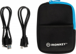 Kingston Dysk zewnętrzny SSD Kingston IronKey Vault Privacy 80 960GB Niebieski (IKVP80ES/960G)