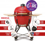 Kamado Grill Bono Grande Limited, punane, 62 cm.