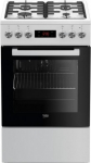 Beko FSE52320DWD cooker Freestanding cooker Gas White A