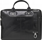 Dbramante Torba dbramante Kronborg - 16'' (2nd Gen) - Full grain leather bag for notebook until 16'' - Black