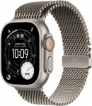 Apple Smartwatch Apple Watch Ultra 3 GPS + Cellular 49mm Titanium Milanese Loop S Szary (MEWW4QP/A)