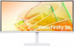 Samsung Monitor 34 inches ViewFinity S65CT VA 3440x1440 UWQHD 21:9 1xHDMI 1xDP 2xTB 4.0(90W/15W) 3xUSB 3.0 LAN 5ms 100Hz HAS speakers curved white 2Yd2d