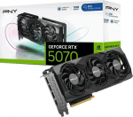 PNY Karta graficzna PNY GeForce RTX 5070 Triple Fan Overclocked 12GB GDDR7 DLSS4 (VCG507012TFXPB1-O)