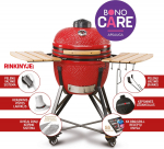 Kamado Grill BONO MEDIA, punane