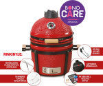 Kamado Grill BONO MINIMO, punane
