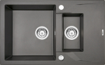 Deante Zlewozmywak Deante ZLEW.ANDANTE ANTRACYT MET. GRANIT 1,5K Z/O 780X490X194+SPACE SAVER