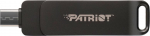 Patriot Memory Flashdrive PATRIOT Rage R550 1TB 100 MB/S USB A+C Swivel Design (PE1TR550DSAD) Black