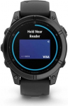 Garmin Fenix E stainless Steel slate grey