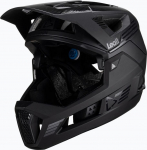 Leatt MTB Enduro 4.0 V23 bicycle helmet with removable chin bar, size L, black