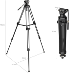 Smallrig Statyw SmallRig Heavy-Duty Tripod Kit AD-80S (5111)