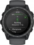 Garmin Smartwatch Garmin Tactix 8 &ndash; 51 mm AMOLED Cerakote Coating Includes Applied Ballistics Ultralight Solver and Slate Grey 753759364229 (753759364229) (010-04553-01)