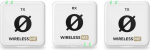 Rode R&Oslash;DE Wireless ME Dual White - compact wireless microphone system with two transmitters for two-channel recording
