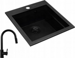 Pyramis Zlewozmywak Pyramis Zestaw Pyramis SIROS 47x51,5 1B+IDEA black edition