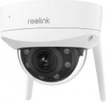 Reolink W437 - 4K Wi-Fi 6 Security Camera, IK10 Vandal-Proof, 5X Optical Zoom, 2.4/5 GHz Wi-Fi, Color Night Vision