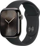 Apple Smartwatch Apple Watch 10 GPS + Cellular 46mm Slate Titanium S/M Czarny  (MWYD3ET-A)